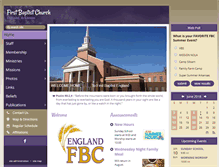 Tablet Screenshot of englandfbc.org